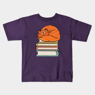 With Books And Cats Life Is Sweet Kids T-Shirt